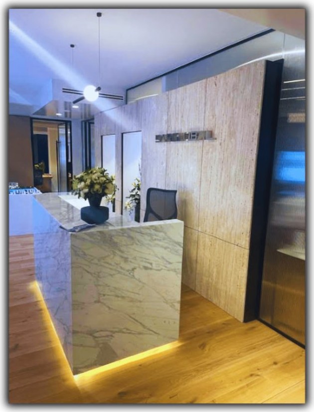 Reception Desks by MV Global Interiors