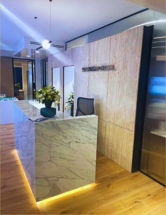 Bespoke commercial joinery installed by MV Global Interiors